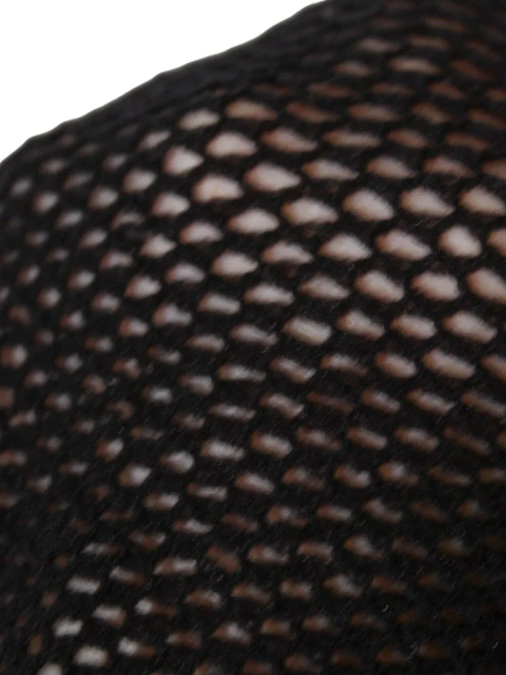 Vintage Y2K Black Fishnet Tights S M AS IS